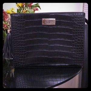 VS faux leather oversized clutch bag